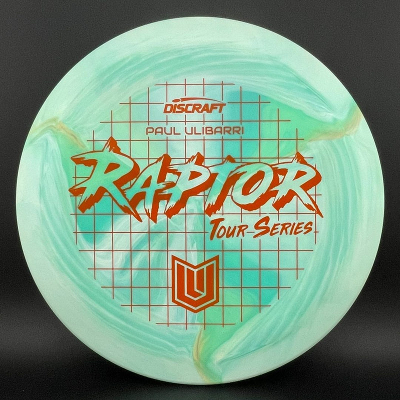 Load image into Gallery viewer, ESP Swirl Raptor - Paul Ulibarri Tour Series 2022 Stamp