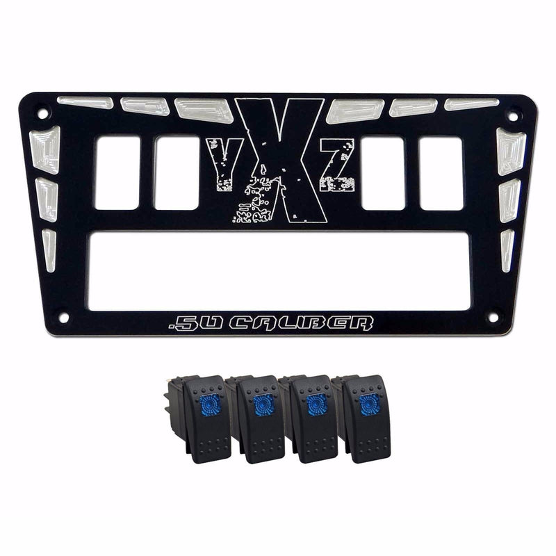 Load image into Gallery viewer, YXZ 1000R Custom CNC 4 Switch Dash Panel