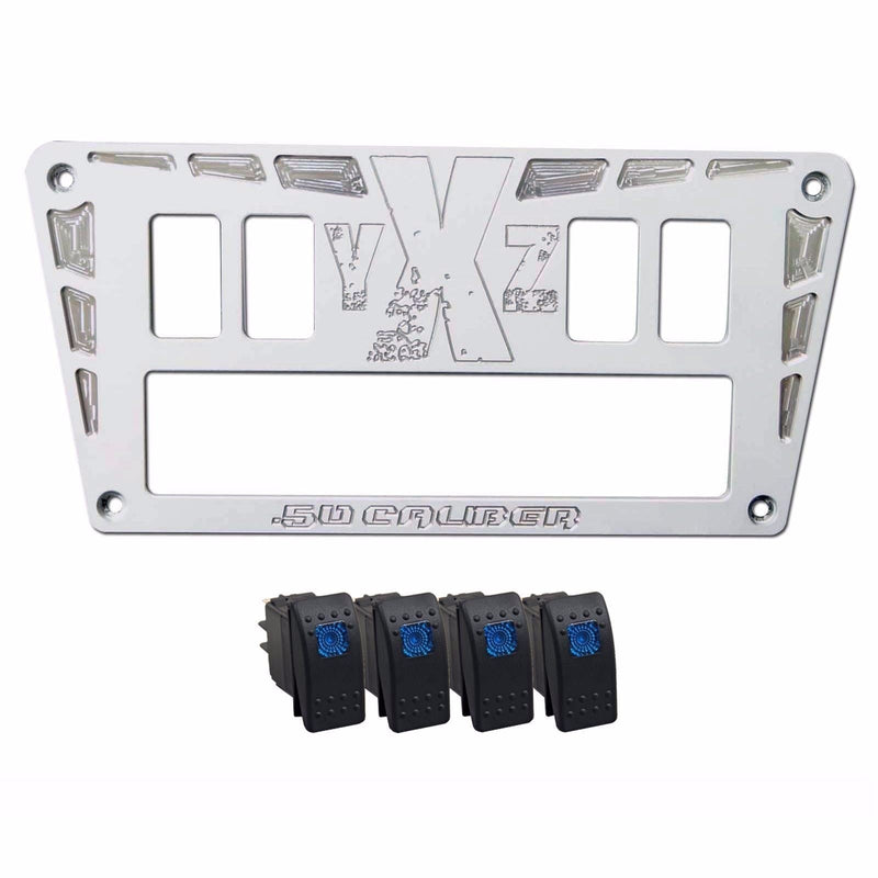 Load image into Gallery viewer, YXZ 1000R Custom CNC 4 Switch Dash Panel