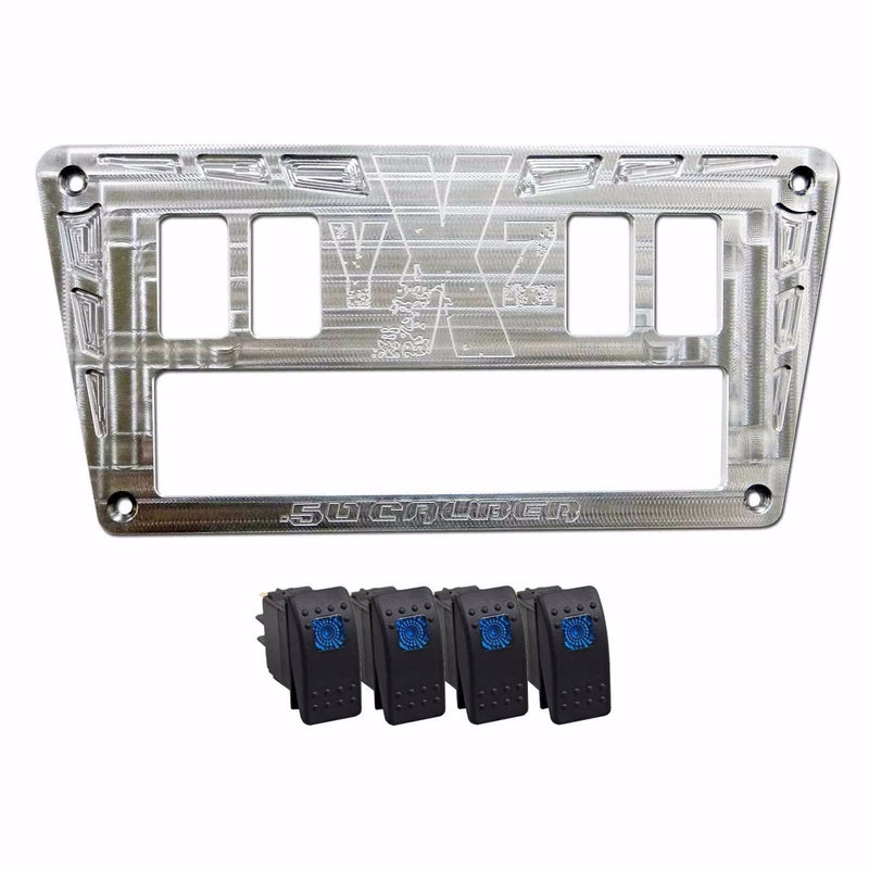 Load image into Gallery viewer, YXZ 1000R Custom CNC 4 Switch Dash Panel