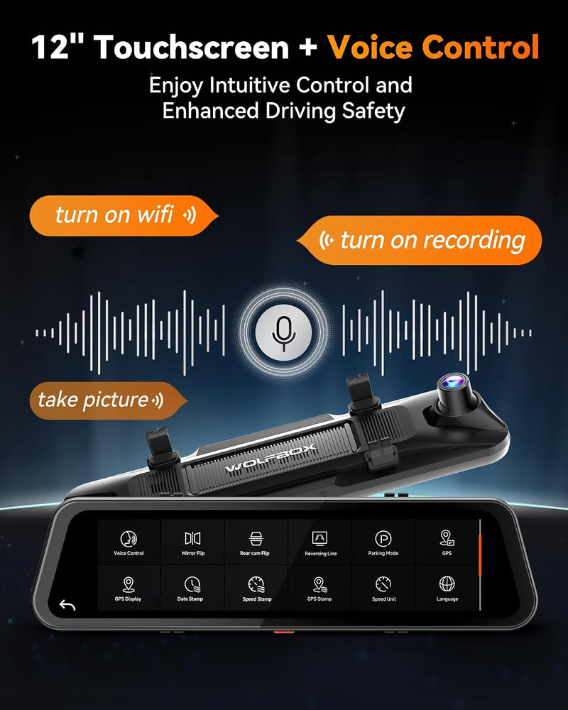 Load image into Gallery viewer, Wolfbox G900 TriPro Bumper Dash Cam