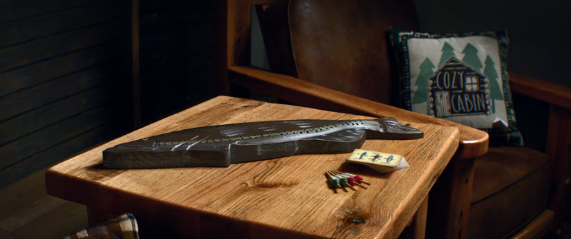 Load image into Gallery viewer, Cribbage Board-Fish