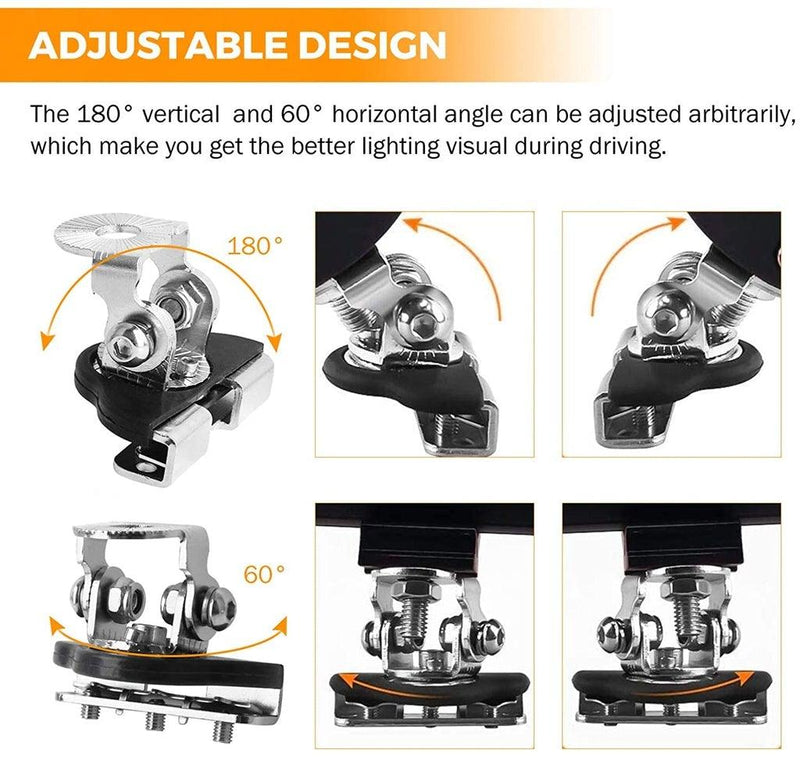 Load image into Gallery viewer, 3 Inch 40W Spot/Flood Beam LED Pods Light + Universal LED Working Lights Mounting Brackets