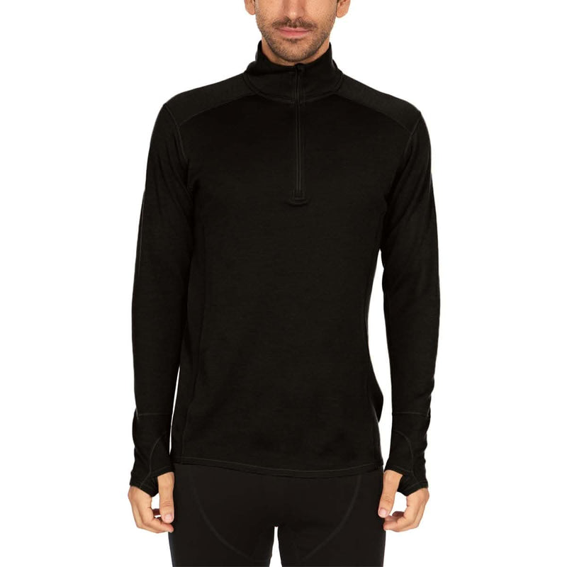 Load image into Gallery viewer, Midweight Men's Wool 1/4 Zip - 100% Merino Wool