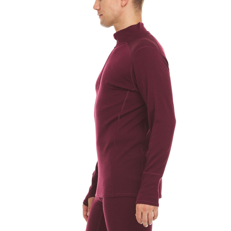 Load image into Gallery viewer, Midweight Men's Wool 1/4 Zip - 100% Merino Wool