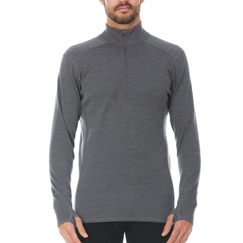Load image into Gallery viewer, Midweight Men's Wool 1/4 Zip - 100% Merino Wool
