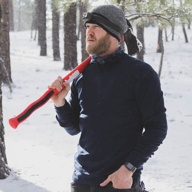 Load image into Gallery viewer, Midweight Men's Wool 1/4 Zip - 100% Merino Wool