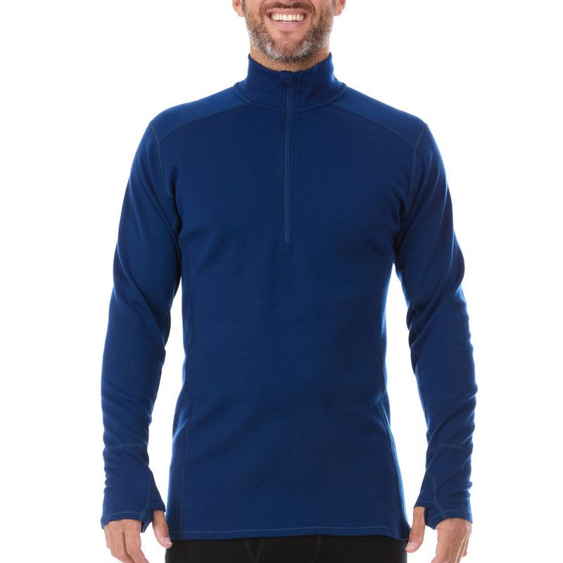Load image into Gallery viewer, Midweight Men's Wool 1/4 Zip - 100% Merino Wool