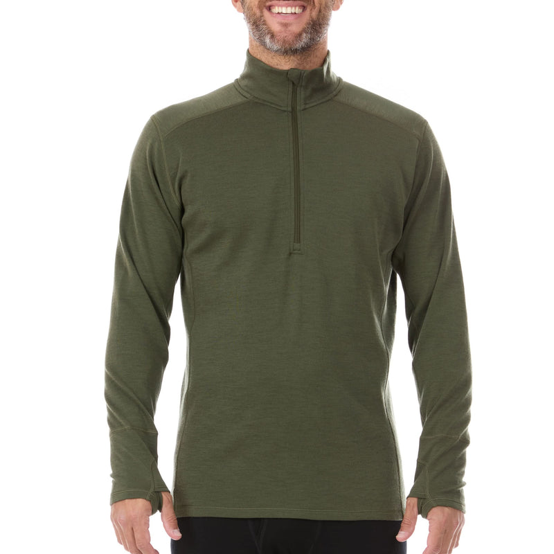 Load image into Gallery viewer, Midweight Men's Wool 1/4 Zip - 100% Merino Wool