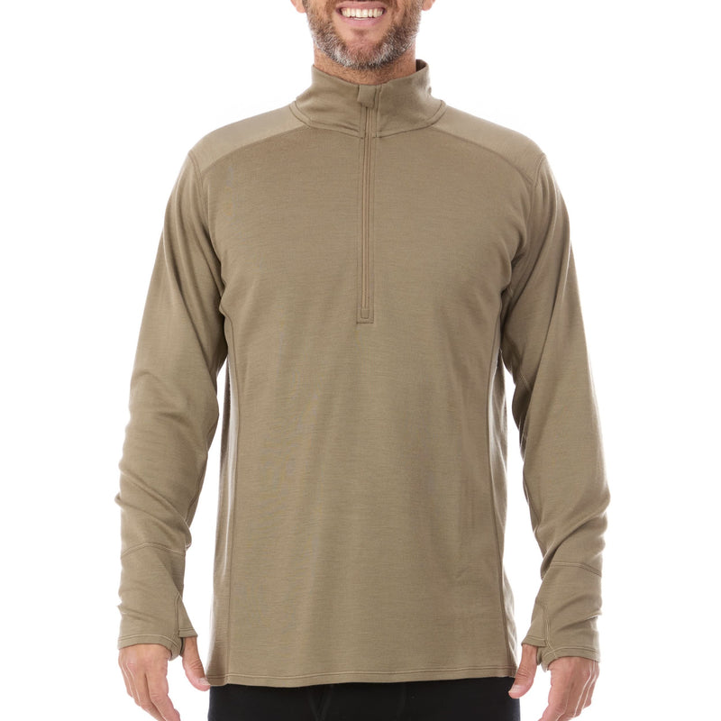 Load image into Gallery viewer, Midweight Men's Wool 1/4 Zip - 100% Merino Wool