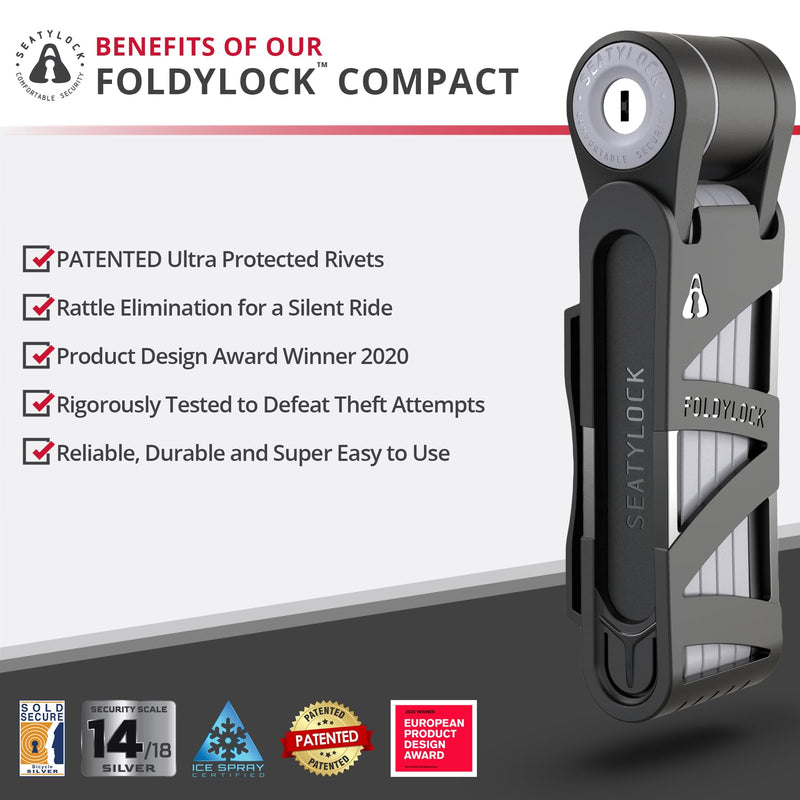 Load image into Gallery viewer, Foldylock Compact - Seatylock’s All-Time Bestseller Folding Bike Lock