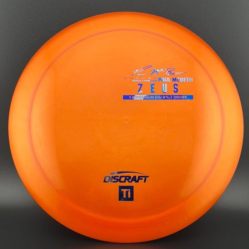 Load image into Gallery viewer, Titanium Zeus - First Run - Paul McBeth Limited Edition