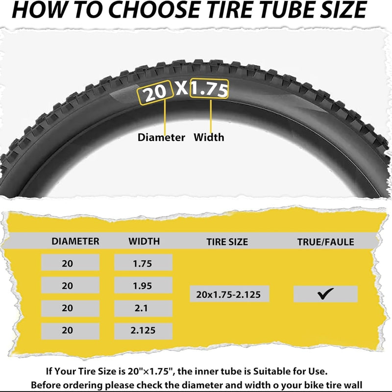 Load image into Gallery viewer, Bike Tube Set 20“/24”/26"/27.5“/29”