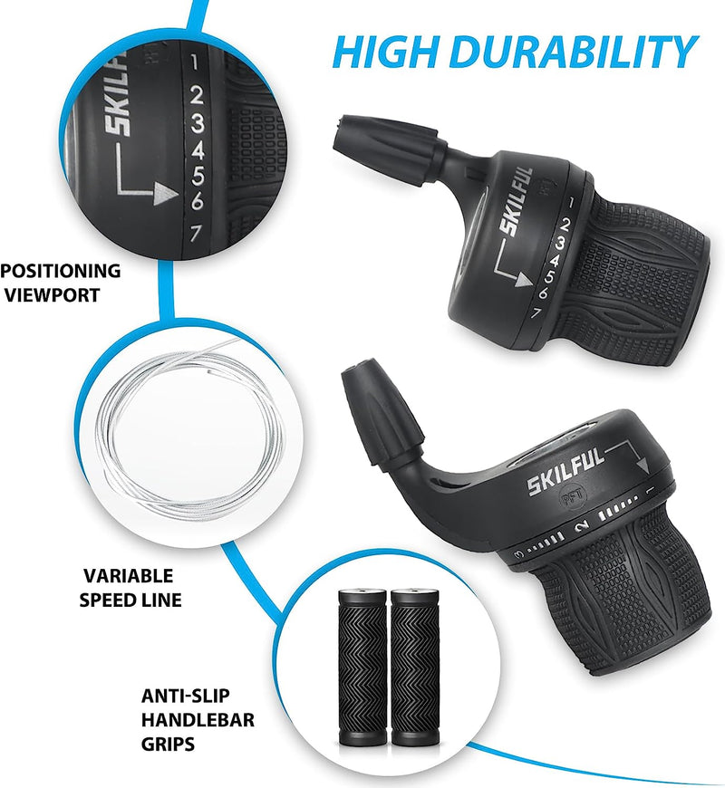 Load image into Gallery viewer, Bicycle 21-Speed Twist Shifter Set