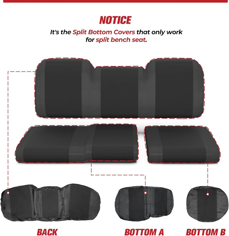 Load image into Gallery viewer, UTV Waterproof Seat Cover for Polaris Ranger XP 1000/ Crew (3 Pcs)