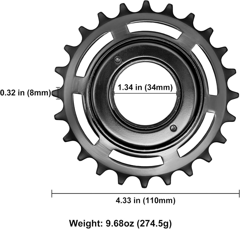 Load image into Gallery viewer, 24T Single Speed Bike Freewheel