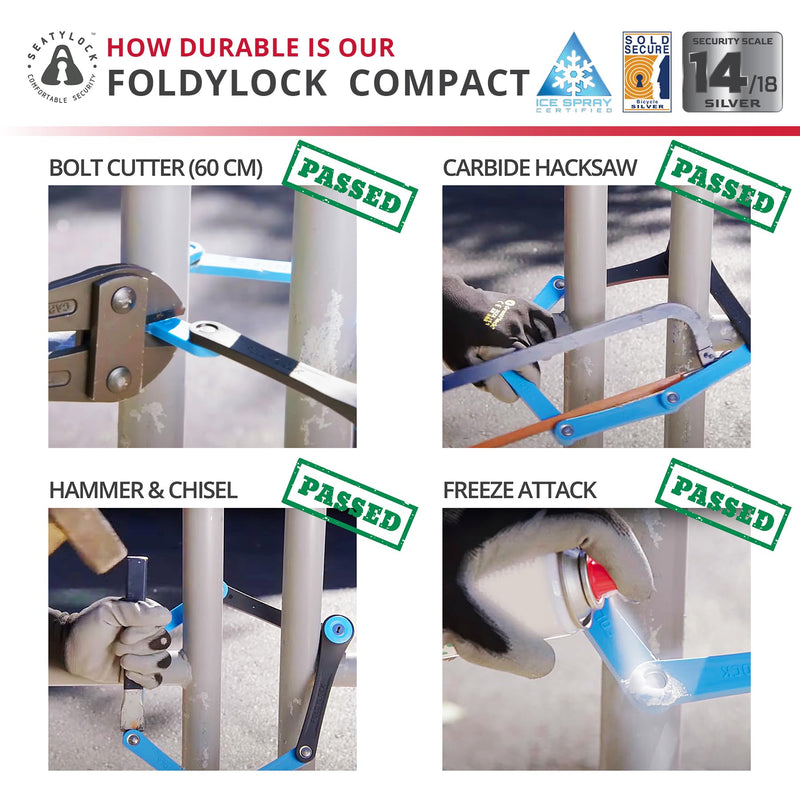 Load image into Gallery viewer, Foldylock Pride - Lightweight Award Winning Folding Bike Lock
