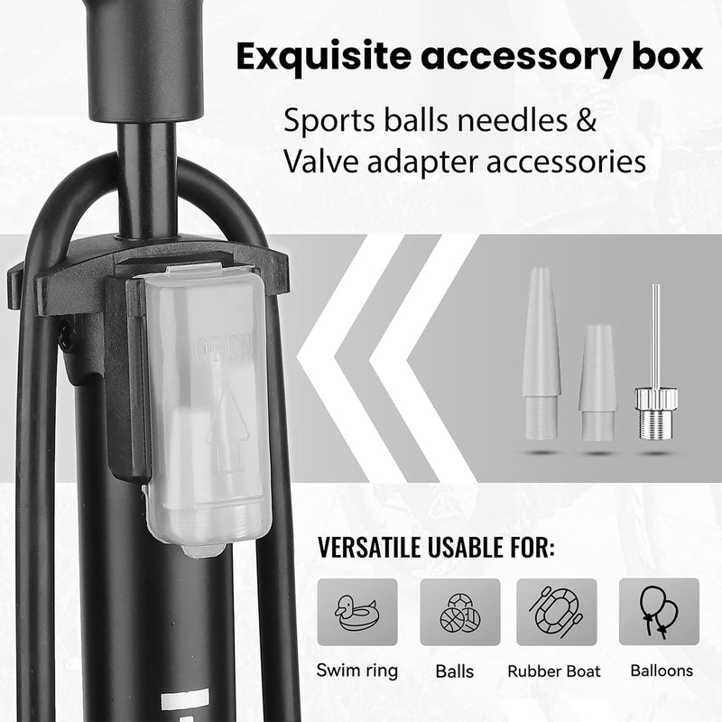 Load image into Gallery viewer, Hycline Gauge Booster Bike Pump