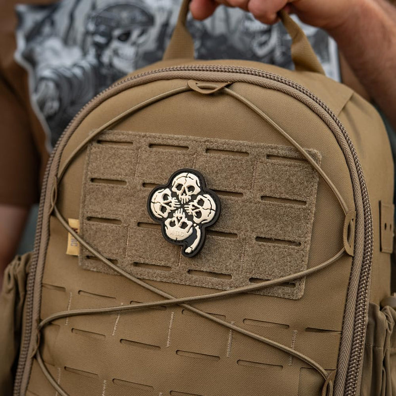 Load image into Gallery viewer, M-Tac Patch Clover with Skull 3D PVC