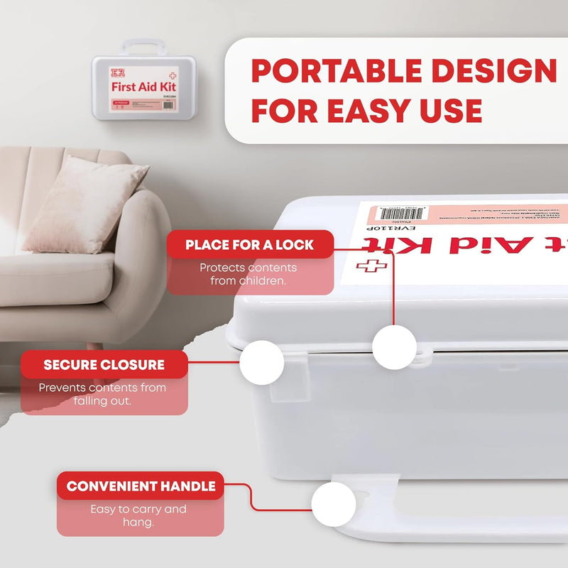 Load image into Gallery viewer, 10 Person First Aid Kit – Type III, ANSI A, OSHA Compliant