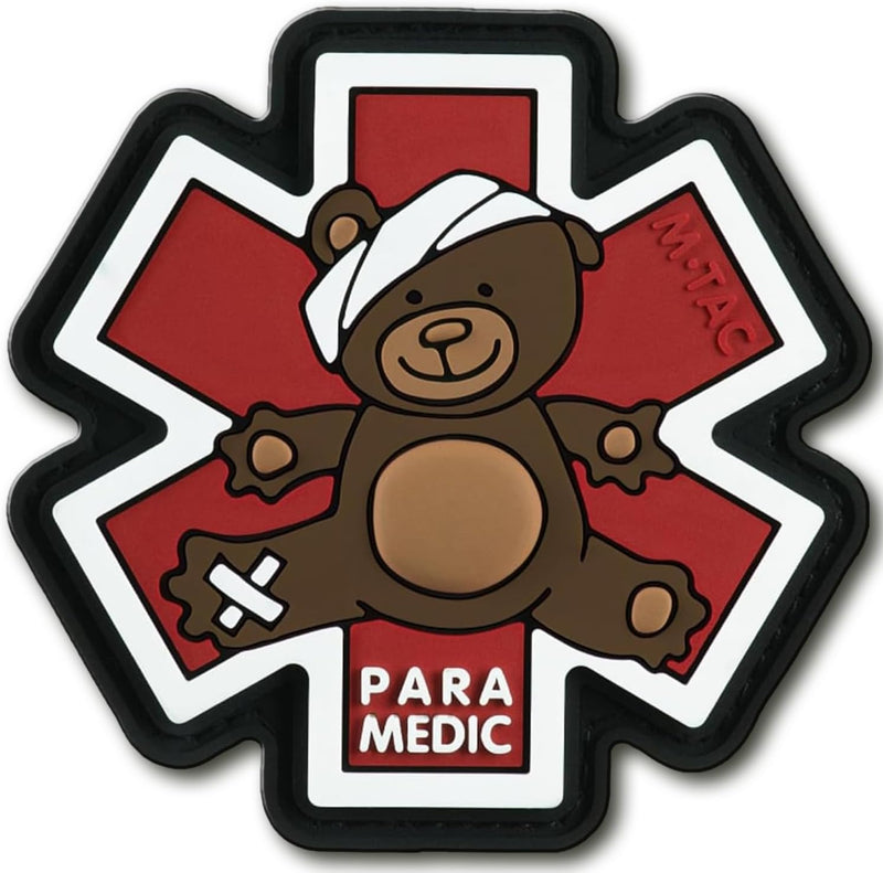 Load image into Gallery viewer, M-Tac Morale Patch Paramedic Bear PVC
