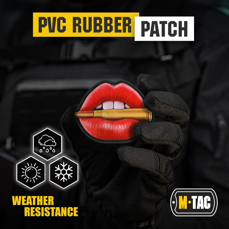 Load image into Gallery viewer, M-Tac Patch Pink Lips with Bullet PVC