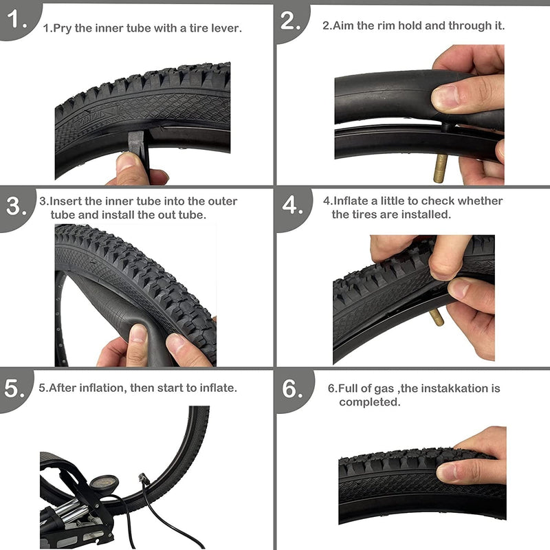 Load image into Gallery viewer, Bike Tube Set 20“/24”/26"/27.5“/29”