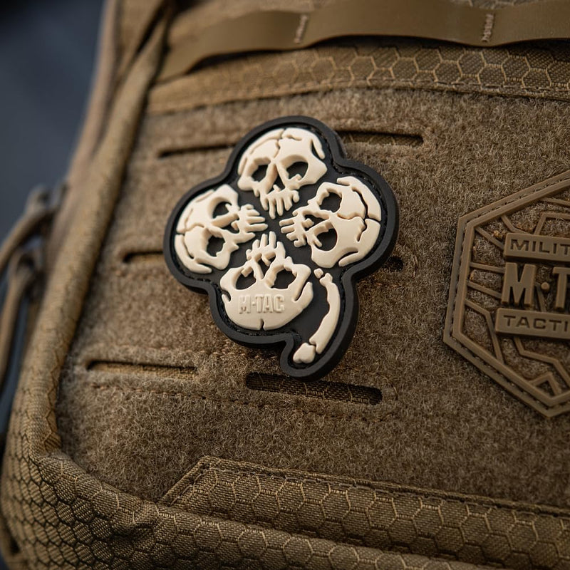 Load image into Gallery viewer, M-Tac Patch Clover with Skull 3D PVC