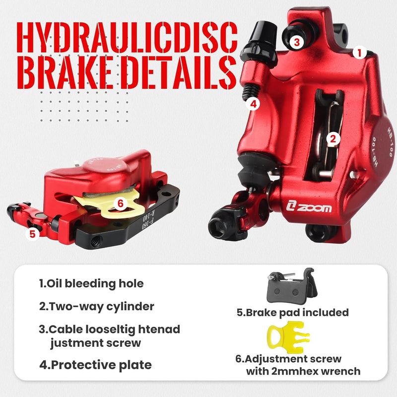 Load image into Gallery viewer, ZOOM XTECH HB-100 Brake Caliper