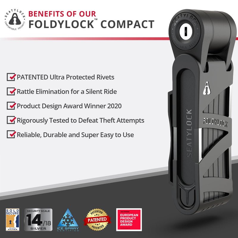 Load image into Gallery viewer, Foldylock Compact - Seatylock’s All-Time Bestseller Folding Bike Lock