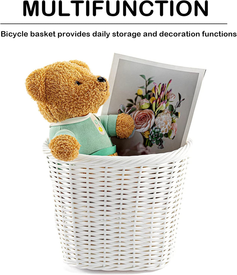 Load image into Gallery viewer, Hycline Bike Basket Front Handlebar Storage Basket for Adult and Kids