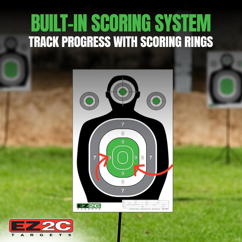 Load image into Gallery viewer, EZ2C RD11 Silhouette 12"x18" Paper Shooting Target Made in USA
