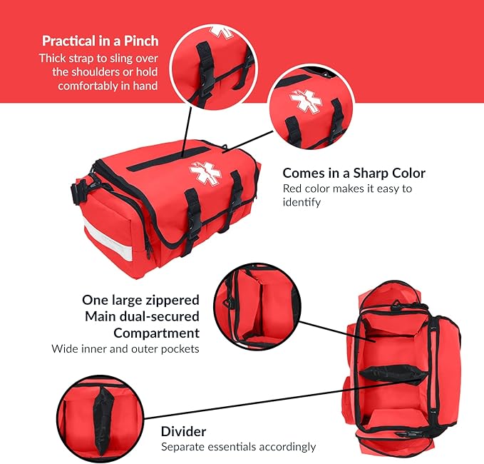 Load image into Gallery viewer, Deluxe EMT Trauma Kit - Fully Stocked First Responder Bag