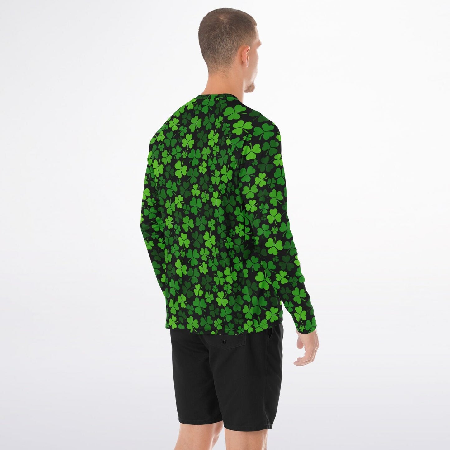 St. Patrick's Day Men's Long Sleeve Performance Shirt