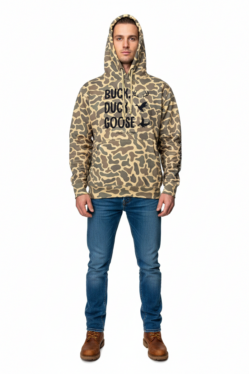 Load image into Gallery viewer, Buck, Duck, Goose Hoodie