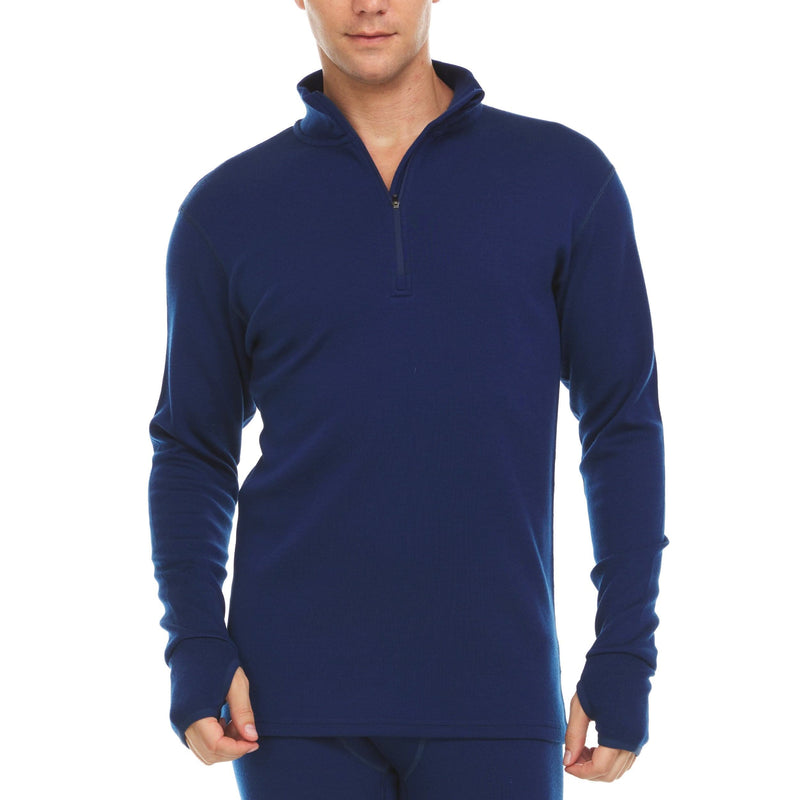 Load image into Gallery viewer, Heavyweight Men's Wool 1/4 Zip - 100% Merino Wool