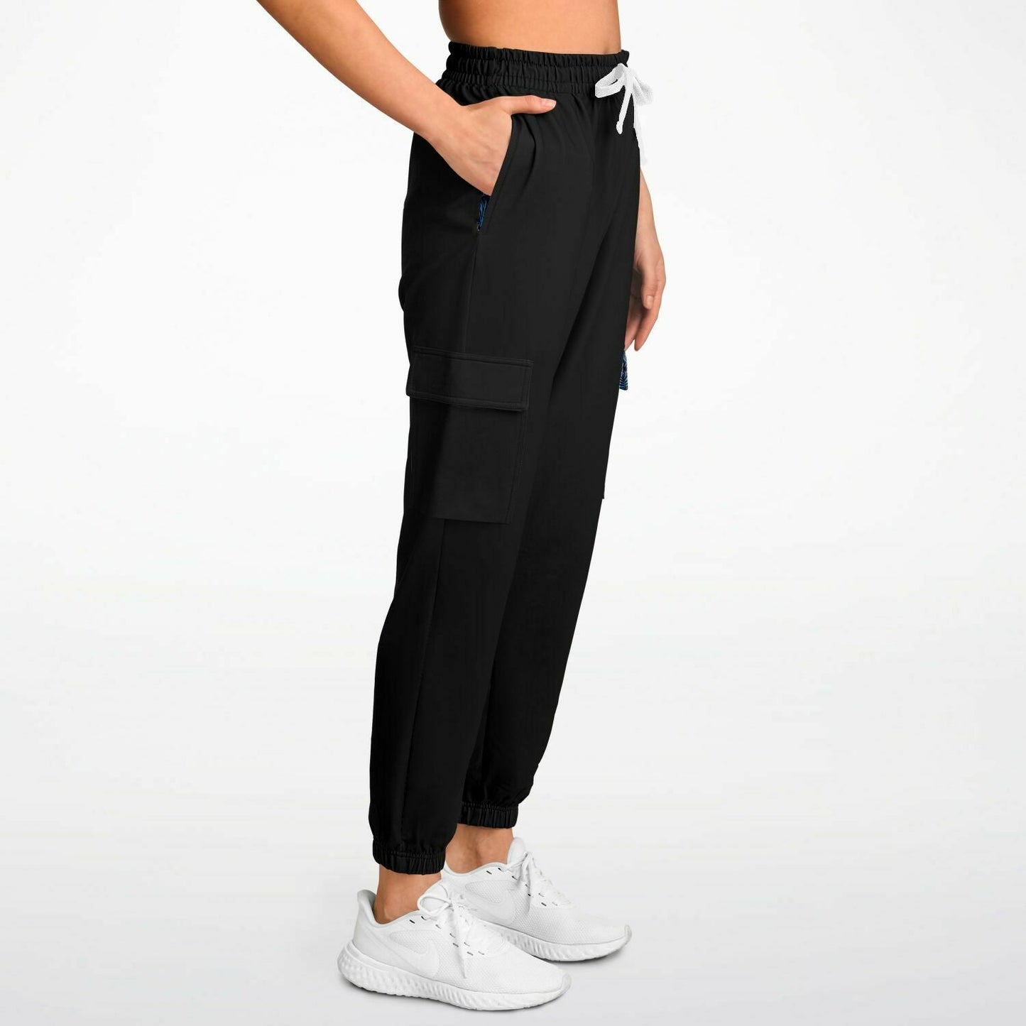 Rad Palm Cargo Sweatpants Glocktanamo Bay Pocket Art