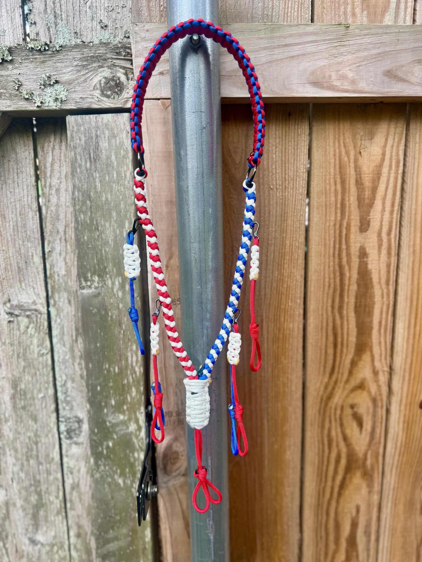 Custom Paracord Duck Call Lanyard - 5 Drop Leads, 10 Call Capacity
