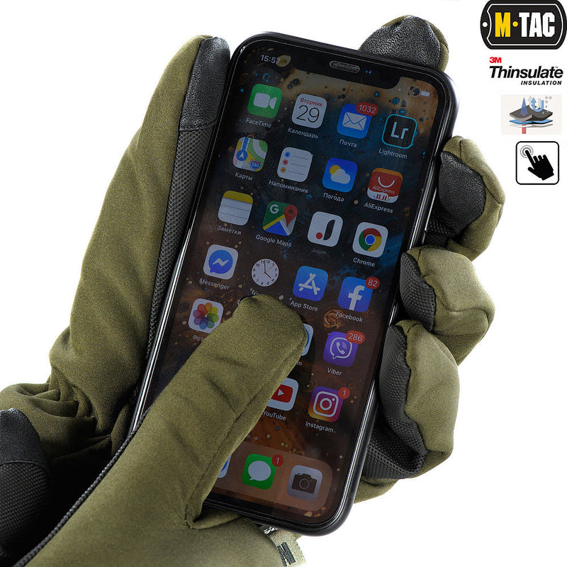 Load image into Gallery viewer, M-Tac Soft Shell Thinsulate Gloves