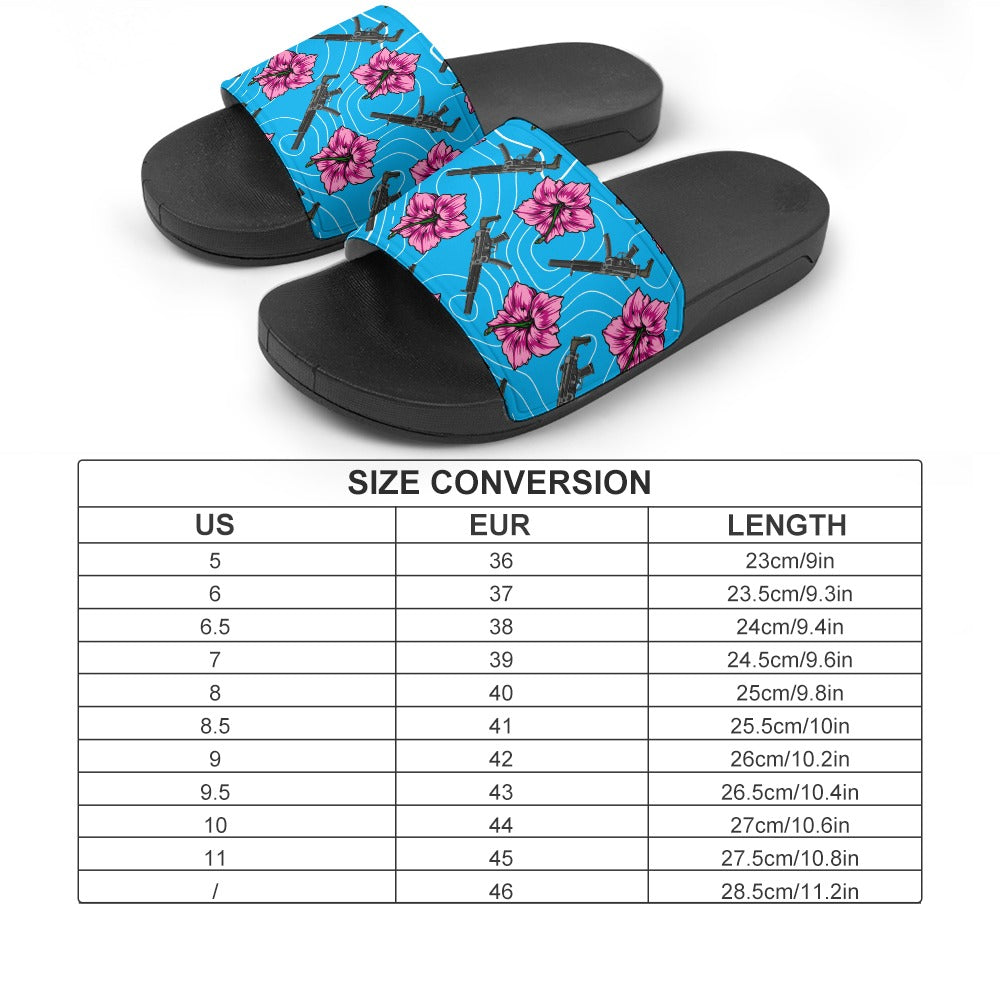 High Capacity Hibiscus Blue Slides