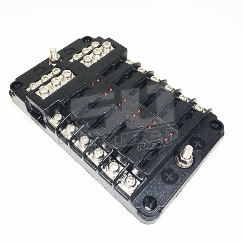 Load image into Gallery viewer, 12 Way Standard LED Circuit Screw Fuse Block