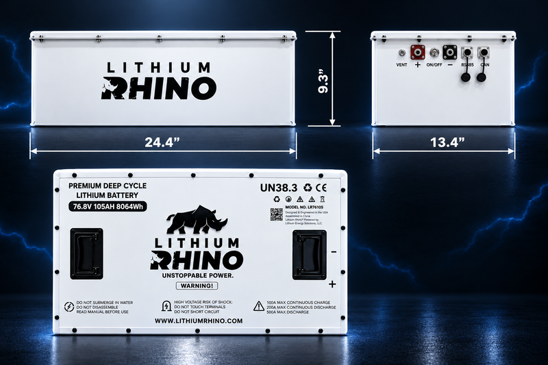 Load image into Gallery viewer, 76V 105Ah Lithium Rhino Conversion Kit Self-Heated