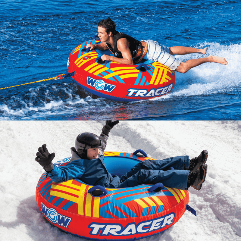Load image into Gallery viewer, WOW Watersports Tracer Snow Tube Towable for Summer and Winter Action