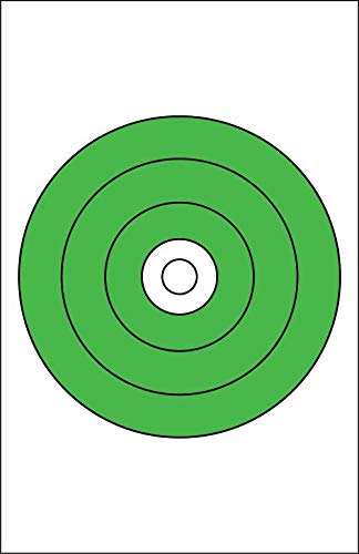 Load image into Gallery viewer, 25 EZ2C Targets RD2: USA Made 10" Bullseye Pad of 25 Shooting Paper Targets 11"x17"