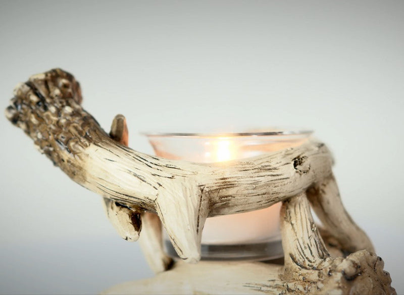 Load image into Gallery viewer, Candle Holder-Deer Antler