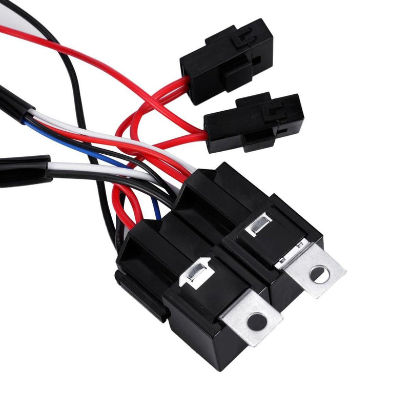 Load image into Gallery viewer, (1 Lead 14AWG for bar in 300W) Led Light Bar Wiring Harness with Fuse 40A Relay ON/Off Switch