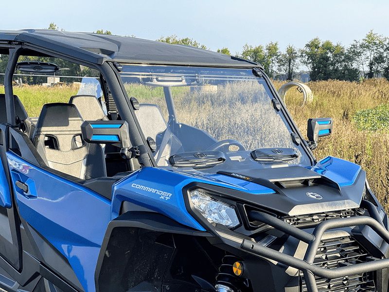 Load image into Gallery viewer, Spike Can-Am Maverick Trail/Sport & 2021+ Commander Front W/S w/Dual Vents-HC