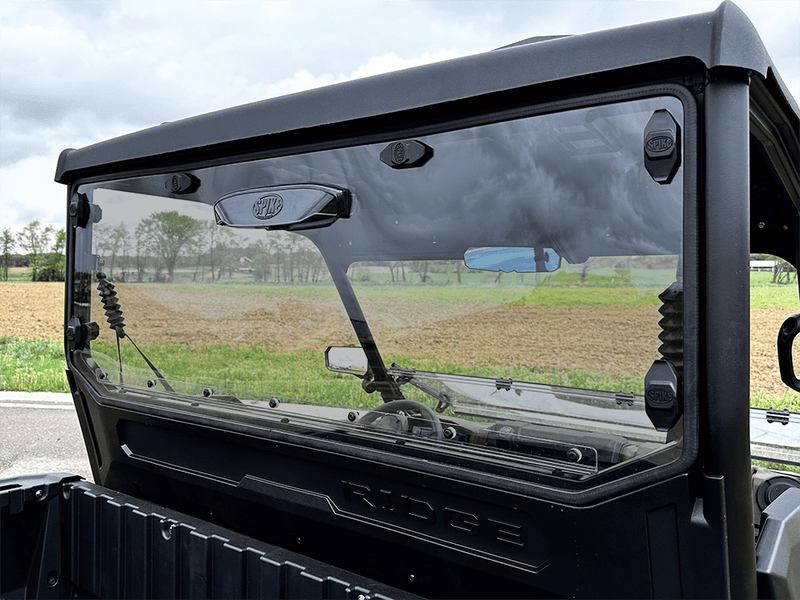 Load image into Gallery viewer, Spike Kawasaki Ridge Tinted Rear Shield With Adjustable Vent