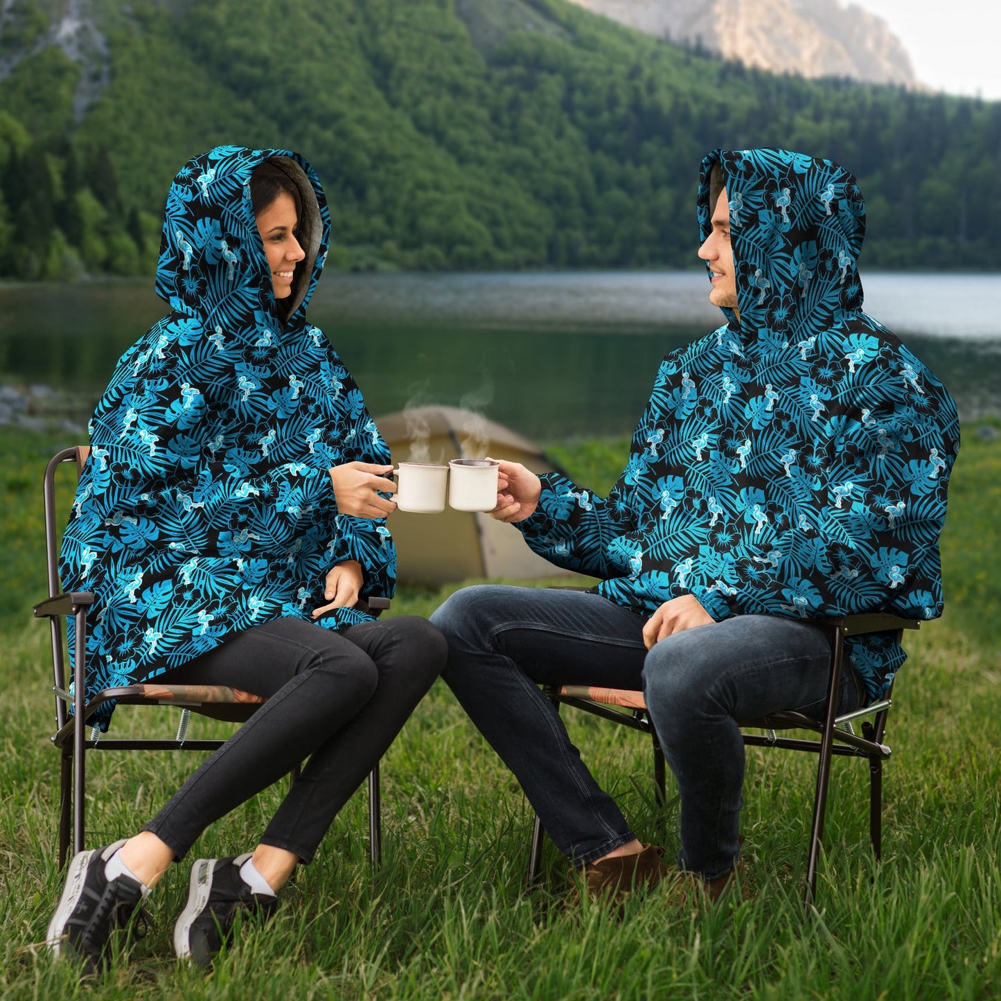 Rad Palm Party Like Flock Star Snug Hoodie