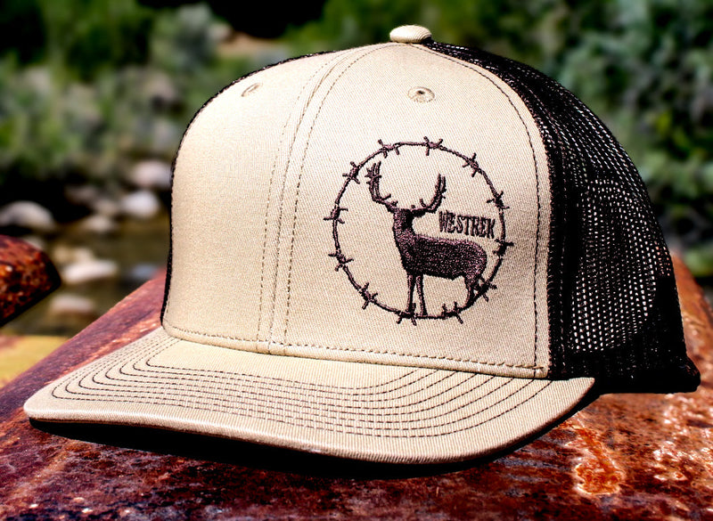 Load image into Gallery viewer, Barbed Wire Buck, Tan/Dark Brown